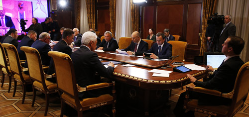 встреча Д. Медведева и И. Рудени